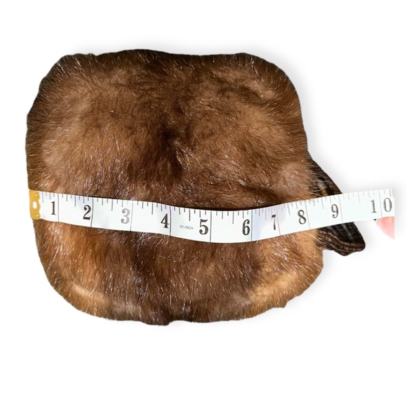 ANTIQUE Mink Fur Muff Purse - Picture 3 of 8